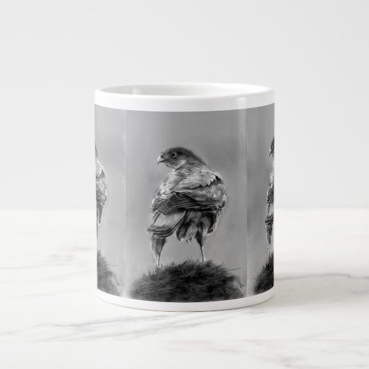 Hawk-Kaffeetasse Jumbo-Tasse (Vorderseite)