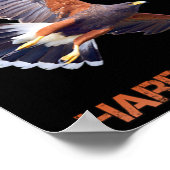 Hawk Kamala Harris für Präsident Poster (Ecke)