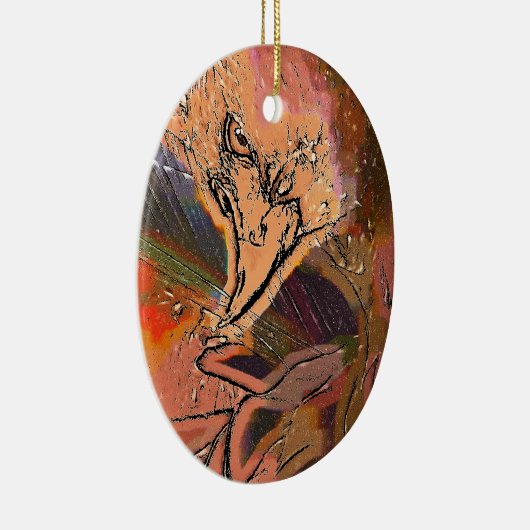 HAWK KERAMIKORNAMENT (Rechts)