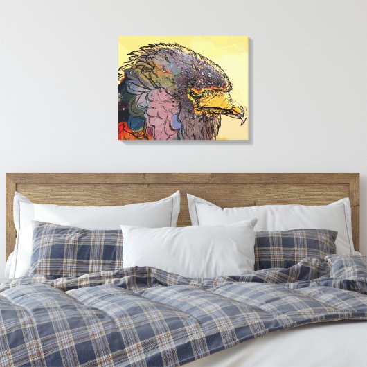 HAWK LEINWANDDRUCK (Insitu (Schlafzimmer))