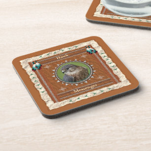 Hawk - Messenger - Cork Untersetzer Set 6