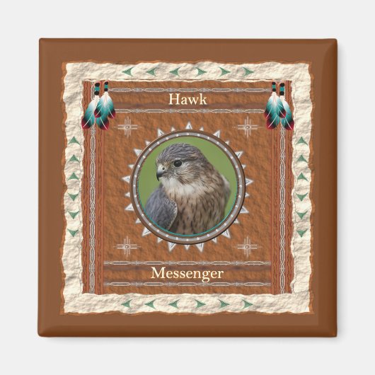Hawk - Messenger - Magnet (Vorne)
