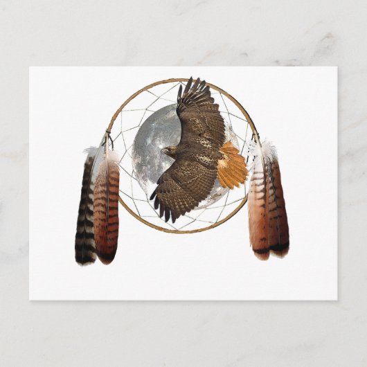 Hawk Moon Postkarte (Vorderseite)