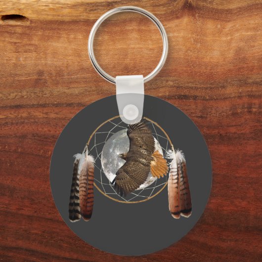 Hawk Moon Schlüsselanhänger (Vorderseite)