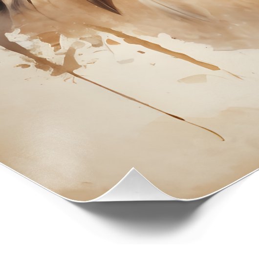 Hawk no 1 Glossy Poster (Ecke)