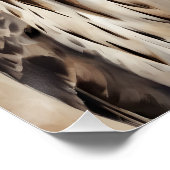 Hawk no 4 Glossy Poster (Ecke)