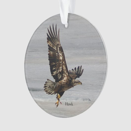 Hawk-Ornament Ornament (Vorderseite)