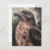 Hawk Postkarte (Vorne/Hinten)