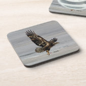 Hawk-Set von 6 harten Untersetzer aus Kunststoff (Linke Seite)