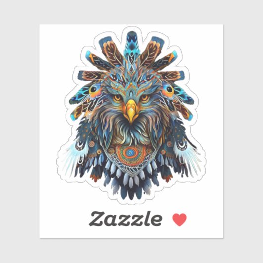 Hawk Spirit Animal Sticker (Blatt)