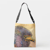 HAWK TRAGETASCHEN MIT LANGEN TRÄGERN (Rückseite)