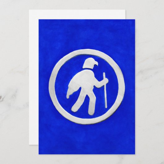 Hawk Trail Marker Einladung (Vorne/Hinten)