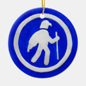 Hawk Trail Marker Keramik Ornament (Vorne)