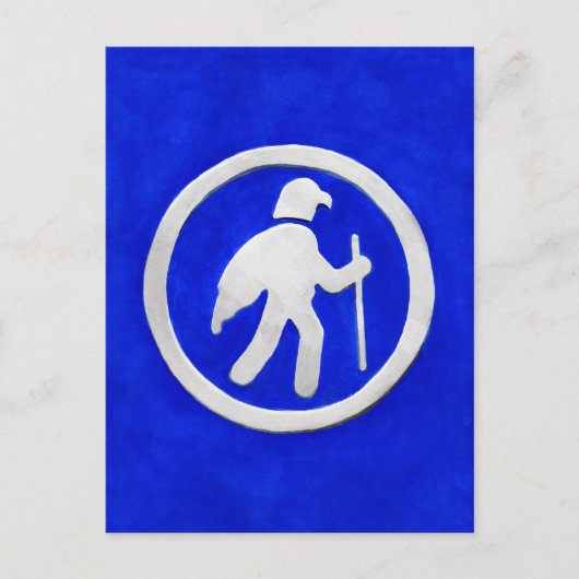 Hawk Trail Marker Postkarte (Vorderseite)