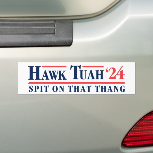 Hawk Tuah '24 Spit auf diesem Ding Autoaufkleber (Auf Auto)