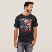 Hawk Tuah American Flag George Washington 4. J T-Shirt (Vorne ganz)