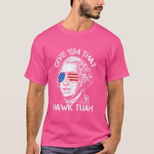 Hawk Tuah Funny 2024 4. Juli Meme T-Shirt