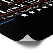 Hawk Tuah Funny holen Amerika zurück Poster (Ecke)