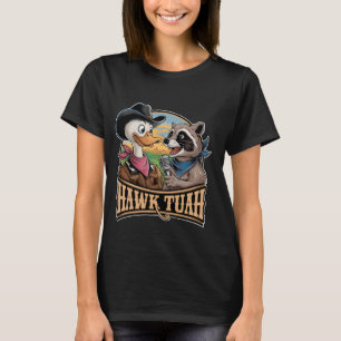 Hawk tuah lustige virale Spaß Meme Video Mädchen 2 T-Shirt