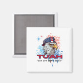 Hawk Tuah Set von diesem Knall Funny 4. Juli Hawk Magnet (Vorderseite/Rückseite)