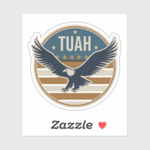 Hawk Tuah Sunset Aufkleber