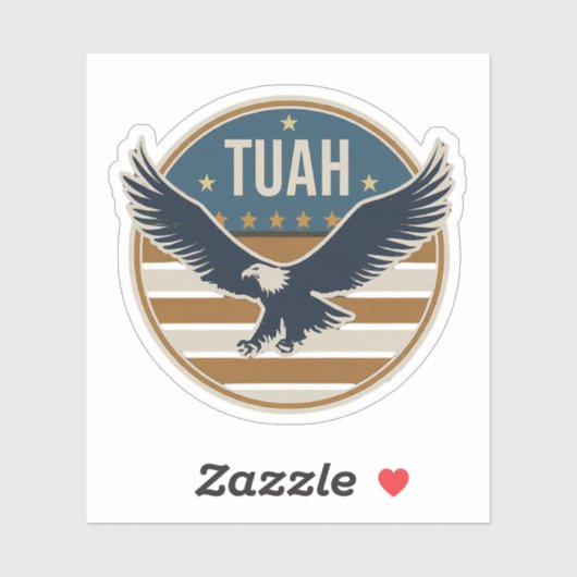 Hawk Tuah Sunset Aufkleber (Blatt)