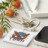 Hawk Tuah Sunset Schlüsselanhänger (Vorderseite rechts)