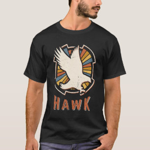 Hawk Vintage Classic Retro Tierliebe T-Shirt