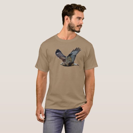 Hawk    Vogelbeobachter T-Shirt (Vorne ganz)