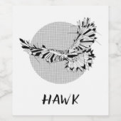 Hawk Weinetikett (Einzelnes Label)