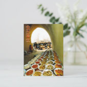 Hawker Food Postkarte (Stehend Vorderseite)