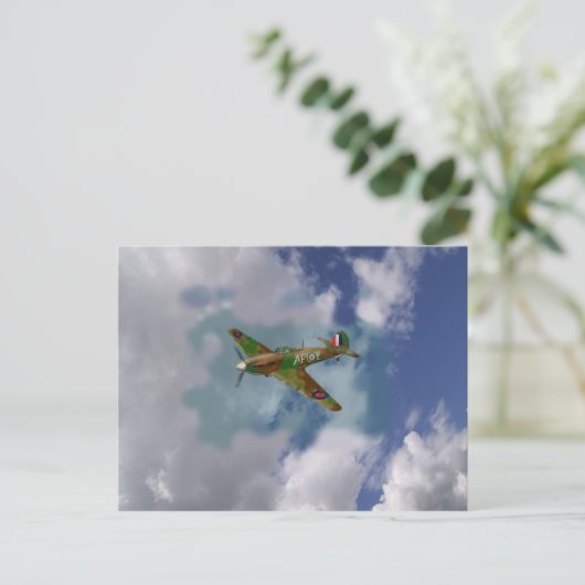Hawker Hurrican Postkarte (Stehend Vorderseite)