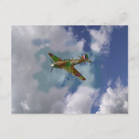 Hawker Hurrican Postkarte (Vorderseite)