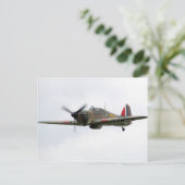 Hawker Hurricane Mk1 Postkarte (Stehend Vorderseite)