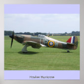 Hawker Hurricane Poster (Vorne)