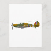 Hawker Hurricane Postkarte (Vorderseite)