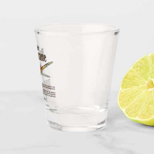 "Hawker Hurricane" Schnapsglas (Rechts)