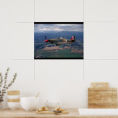 Hawker, Hurrikan, 1943_Classic Aviation Poster (Küche)