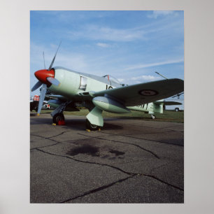 Hawker Sea Fury bei CAF, Minnesota Wing, auf der 2 Poster
