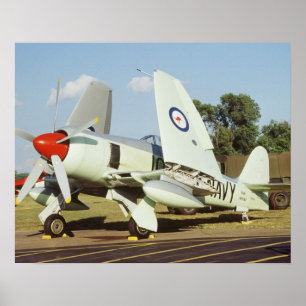 Hawker Sea Fury bei CAF, Minnesota Wing, auf der Poster