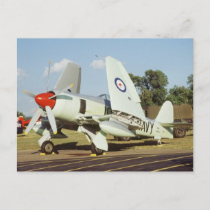 Hawker Sea Fury bei CAF, Minnesota Wing, auf der Postkarte
