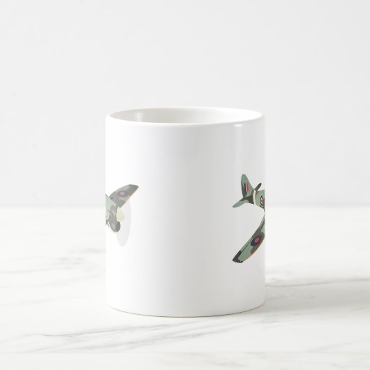 Hawker Tempest British WW2 Flugzeug Kaffeetasse (Mittel)