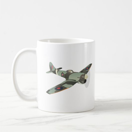 Hawker Tempest British WW2 Flugzeug Kaffeetasse (Links)