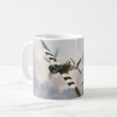 ”Hawker Tempest vs. V1"mug Kaffeetasse (Vorderseite Links)
