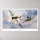 Hawker Tempests wurden mobilisiert, um die V- Poster (Vorne)