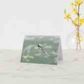 Hawker Typhoon Geburtstagskarte Karte (Gelbe Blume)