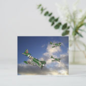 Hawker Typhoon Postkarte (Stehend Vorderseite)