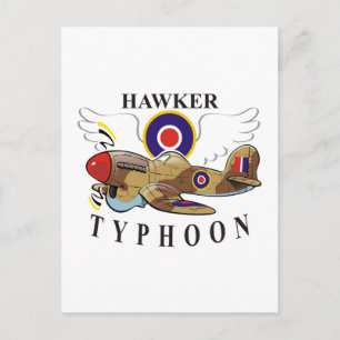 Hawker Typhoon Postkarte
