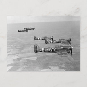 Hawker Typhoons Postkarte
