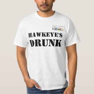 Hawkeyes betrunkener T - Shirt